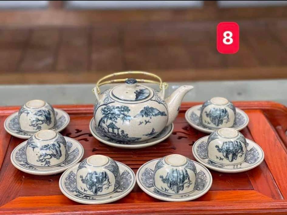 Bộ ấm chén sứ