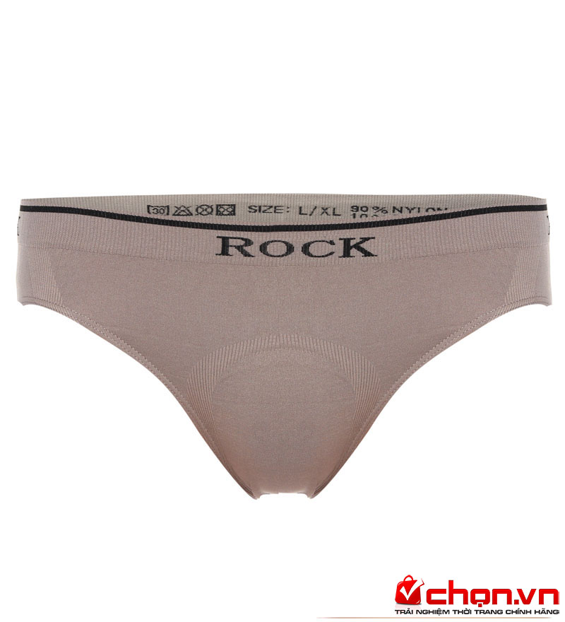 Quần lót nam Rock màu kem lưng viền đen QAN-097502