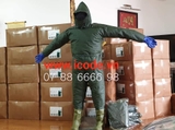 Quần áo lội nước PVC có mũ