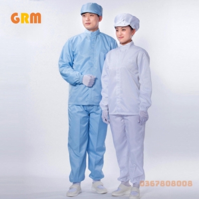 Quần áo phòng sạch rời cổ trụ