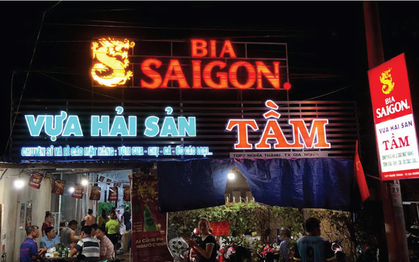 Quảng cáo cho chuổi thương hiệu, nhãn hàng