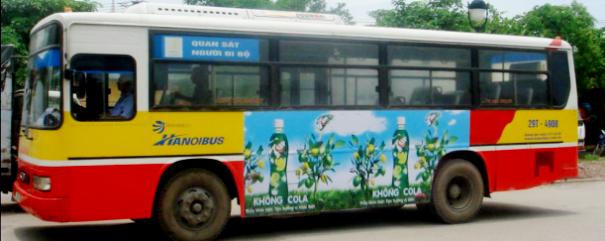 Thiết kế thi công quảng cáo Xe Bus