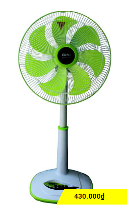 Quạt lửng thân nhựacánh 7 lá