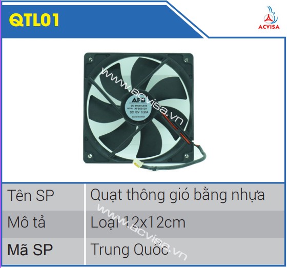 Quạt thông gió bằng nhựa