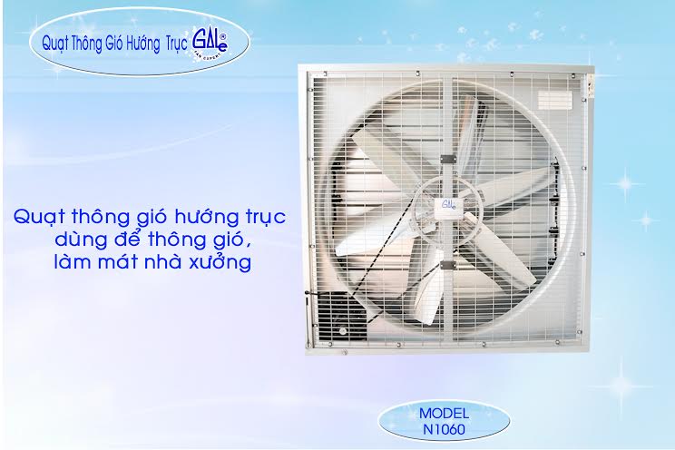 Quạt thông gió hướng trục