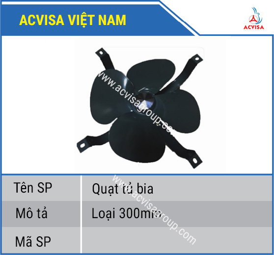 Quạt tủ bia 300mm