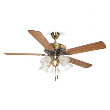 Quạt trần đen Sinwa 52inh F622 AB