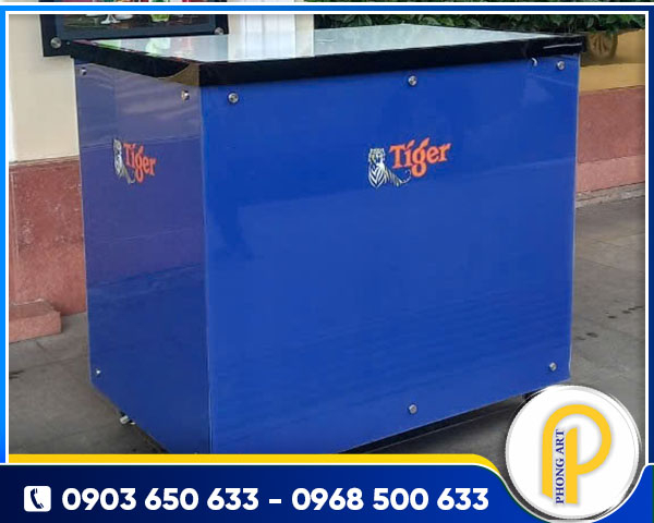 Quầy di động kính cường lực 12 ly