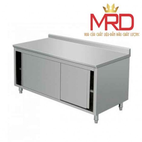 Quầy inox cửa lùa