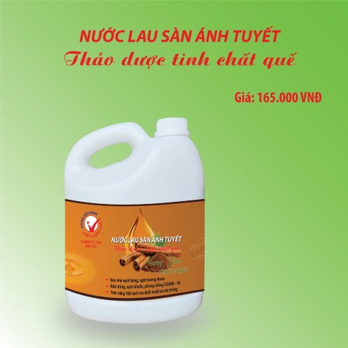 Nước lau sàn tinh dầu quế