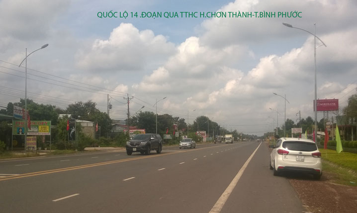 Quốc lộ 14 Đoạn qua TTHC H.Chơn Thành
