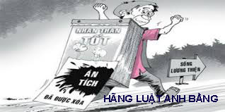 Tư vấn quy định về xóa án tích