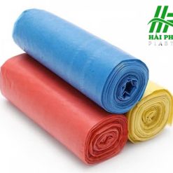 Túi đựng rác cuộn màu
