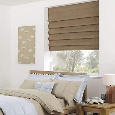 Rèm Roman vải xếp lớp