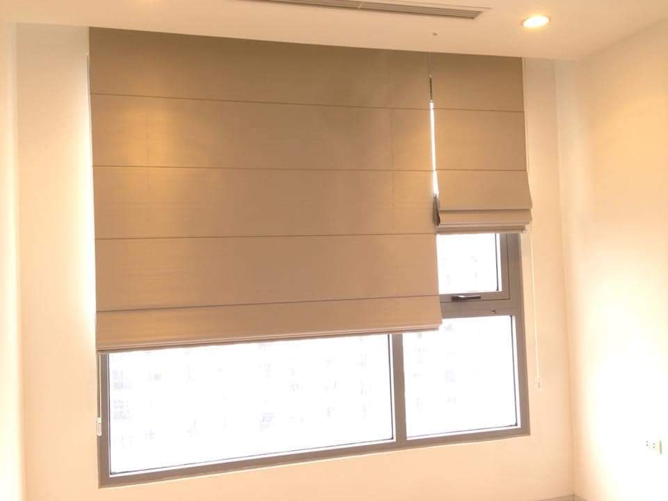 Rèm Roman vải xếp lớp