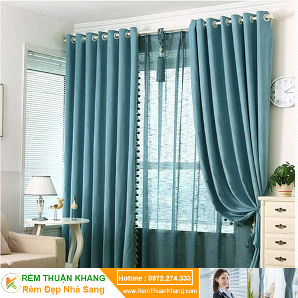 Rèm cửa vải che nắng cho phòng ngủ