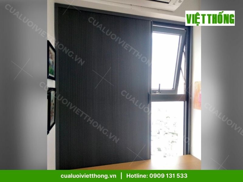 Rèm tổ ong lắp trên kính