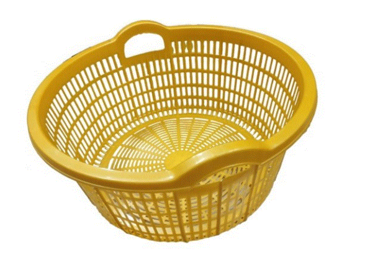 Rổ nhựa vàng