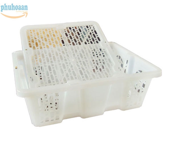 Rổ nhãn thái 7kg màu trắng