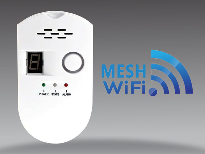 Thiết bị báo rò gỉ khí ga công nghệ wifi mesh