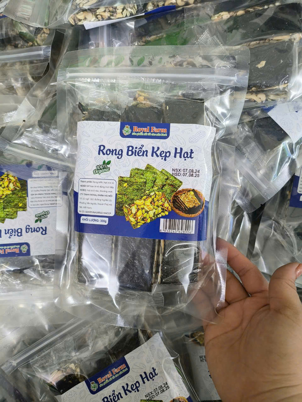 Rong biển kẹp hạt
