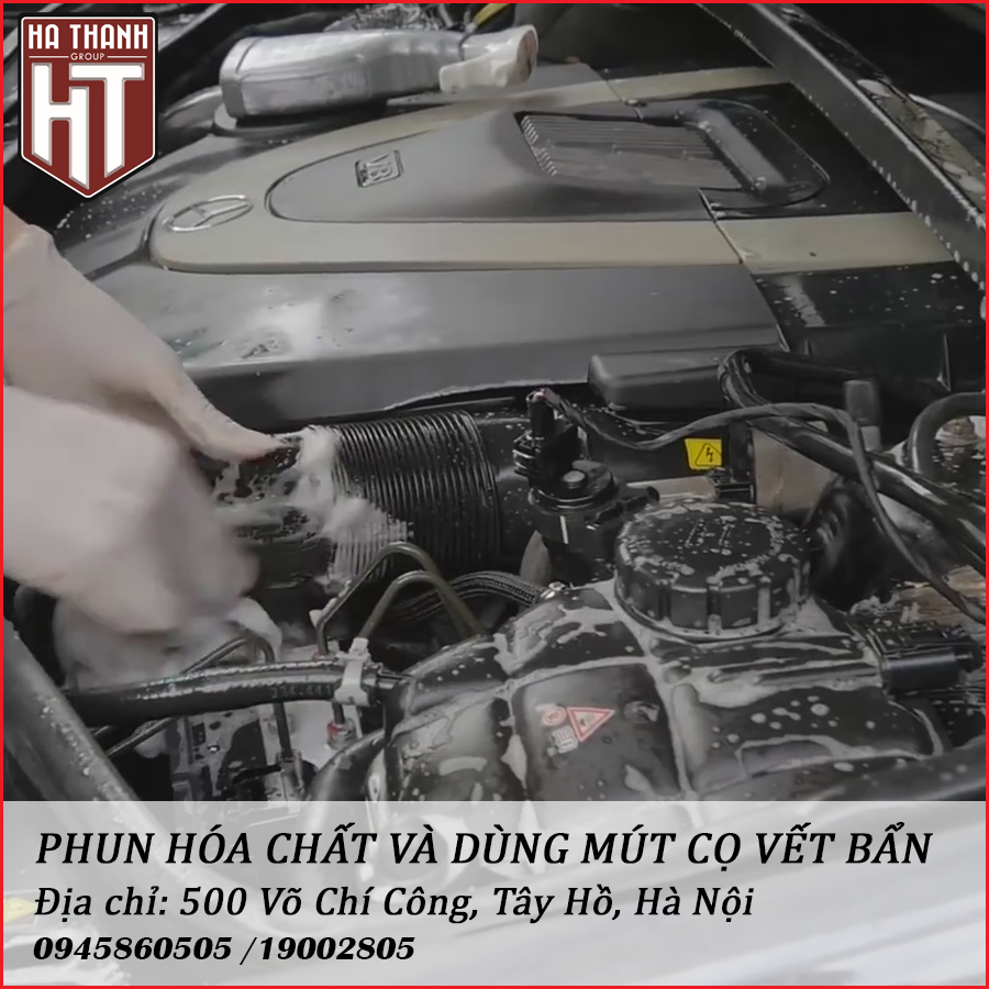 Rửa khoang máy