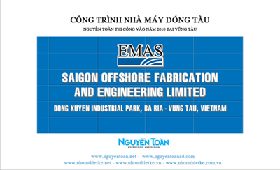 Công trình Quảng Cáo chữ INOX
