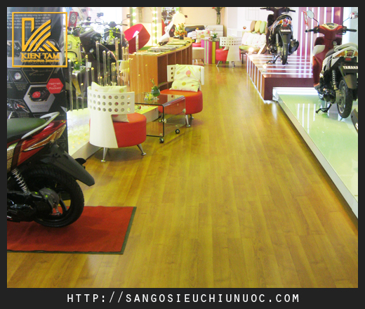 Sàn gỗ showroom