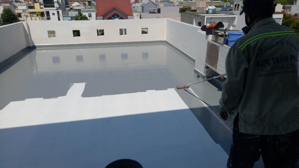 Thi công chống thấm sàn mái