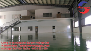 Sơn Epoxy sàn nhà xưởng