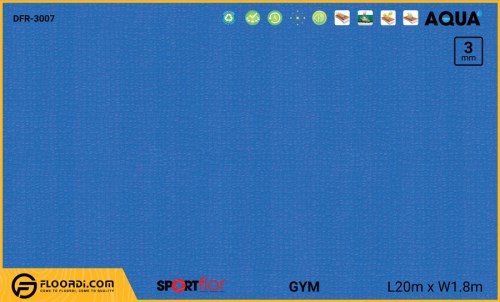 Sàn phòng gym PVC - DFR-3007