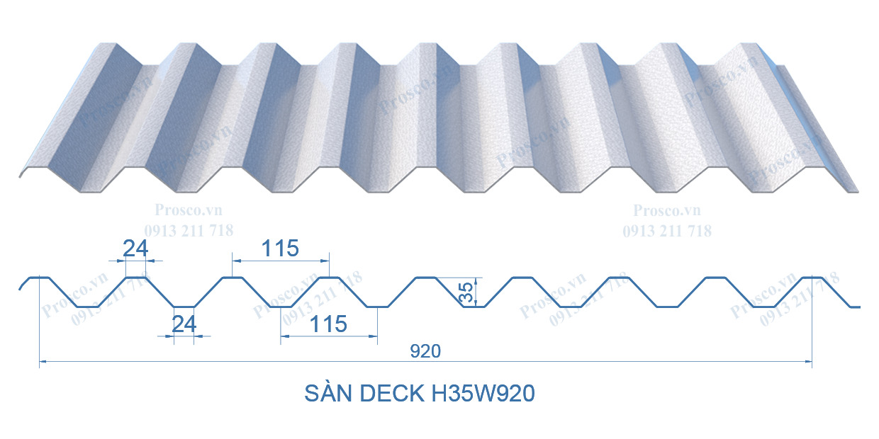 Sàn Deck H35W920