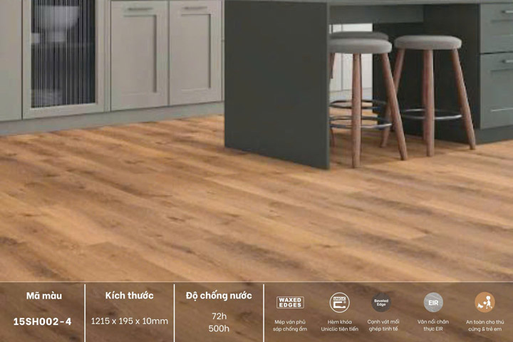 Sàn gỗ Rita Võ mã màu 15SH002 - 4
