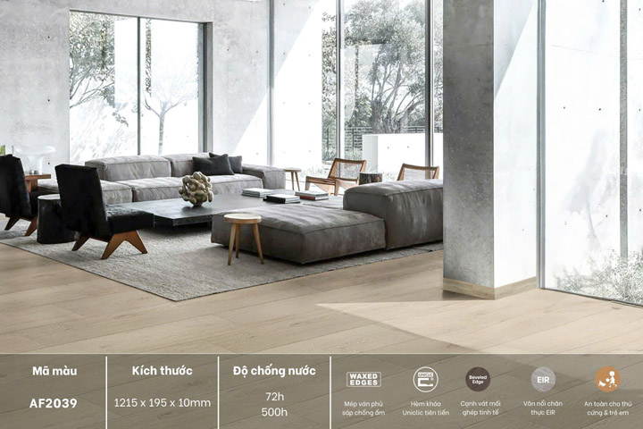 Sàn gỗ Rita Võ mã màu AF2039