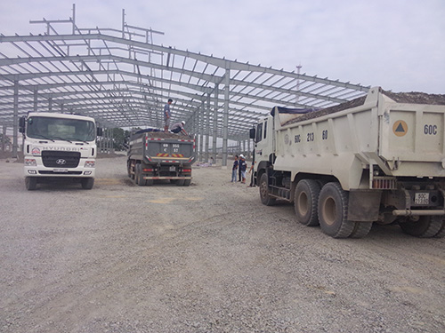 San lấp mặt bằng