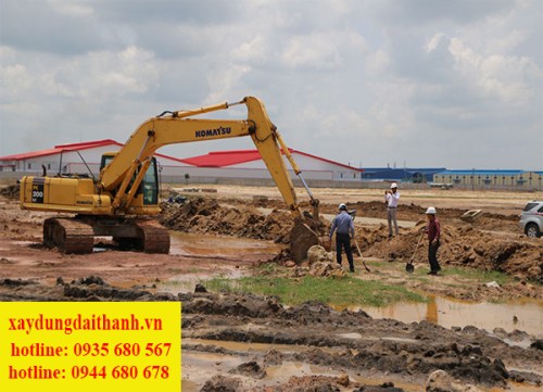 San lấp mặt bằng
