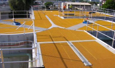 Sàn lưới Grating nhựa FRP