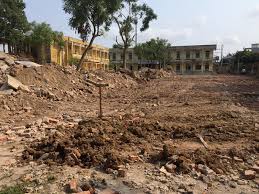 Sửa chữa sân trường học