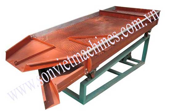 Máy sàng lắc phân nhân, vỏ hạt điều