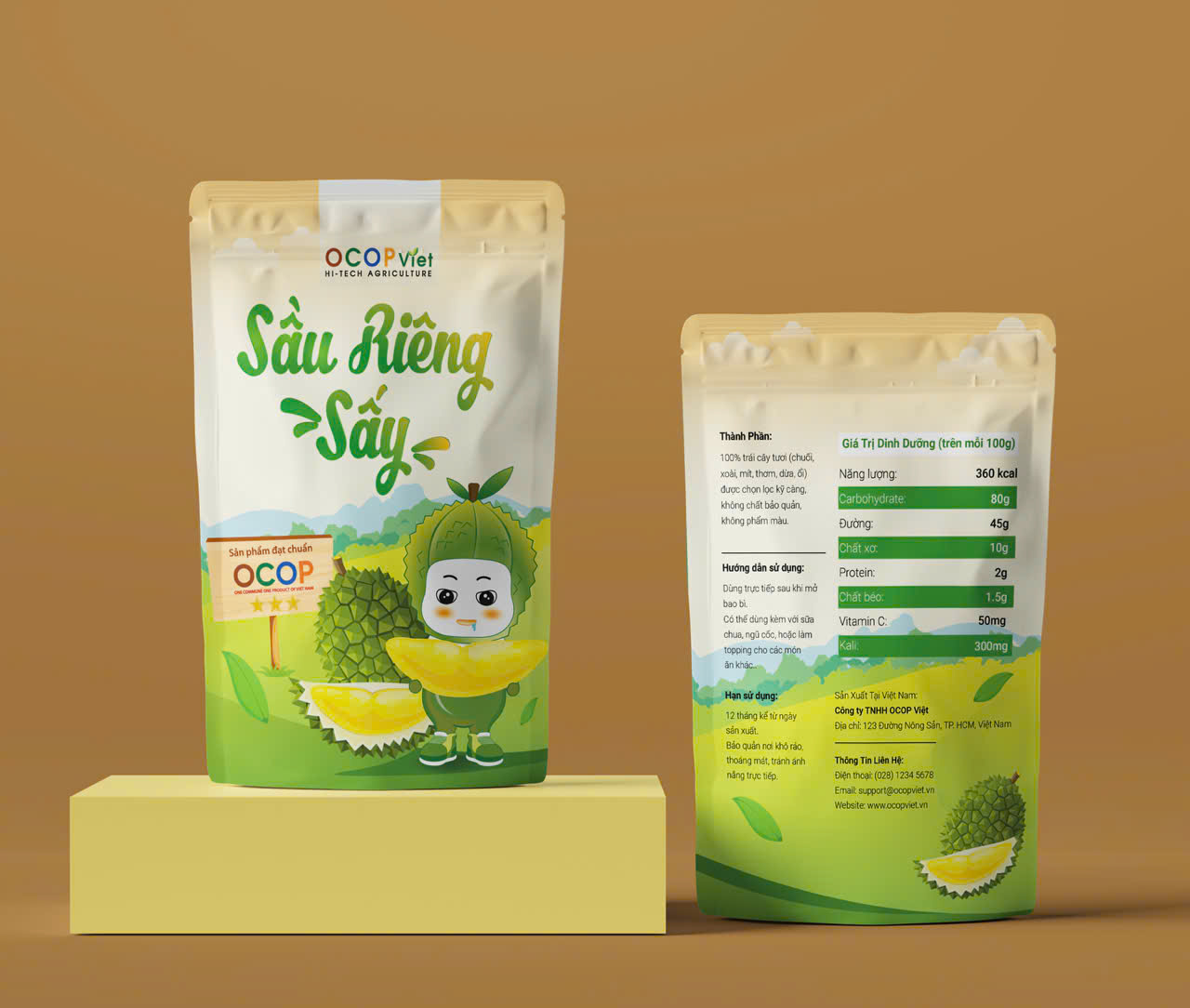 Sầu riêng sấy
