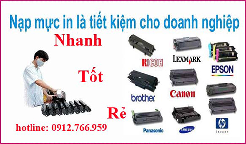 Dịch vụ đổ mực máy in