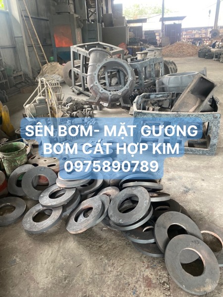 Sên bơm mặt gương bơm cát hợp kim