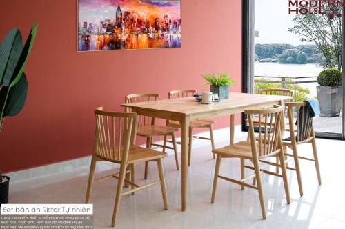 Set bàn ăn Ristar tự nhiên