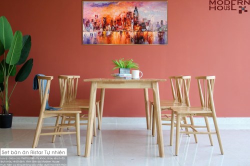 Set bàn ăn Ristar tự nhiên