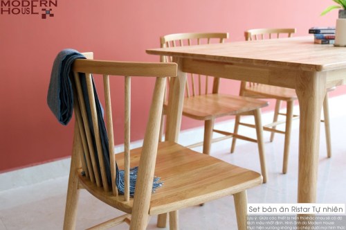 Set bàn ăn Ristar tự nhiên