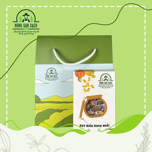 Set 4 hộp hạt điều 300gram