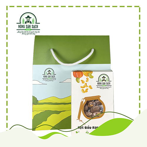 Set 4 hộp hạt điều 300gram