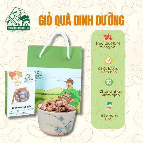 Set 4 hộp hạt điều 300gram
