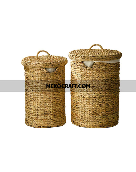 Set giỏ đựng đồ đan lục bình