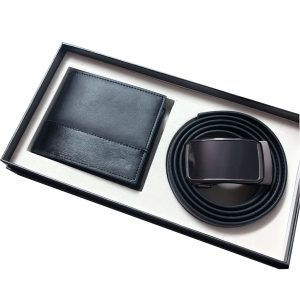Set ví da thắt lưng